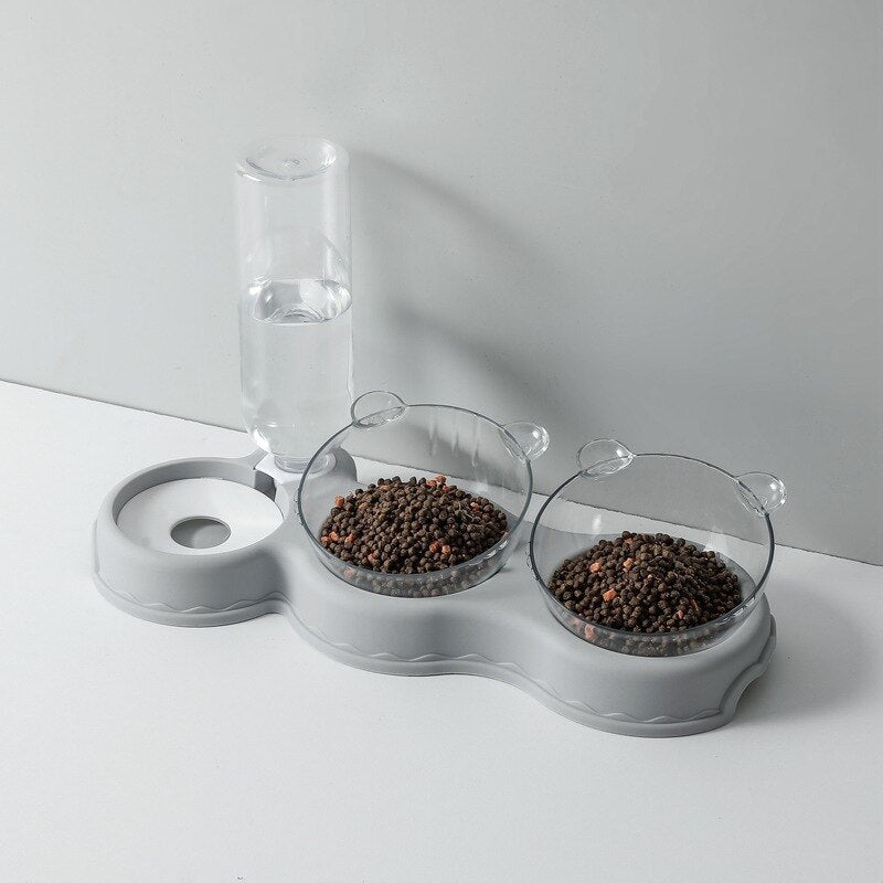KarlFeast - Gamelle 3-en-1 pour Chien et Chat