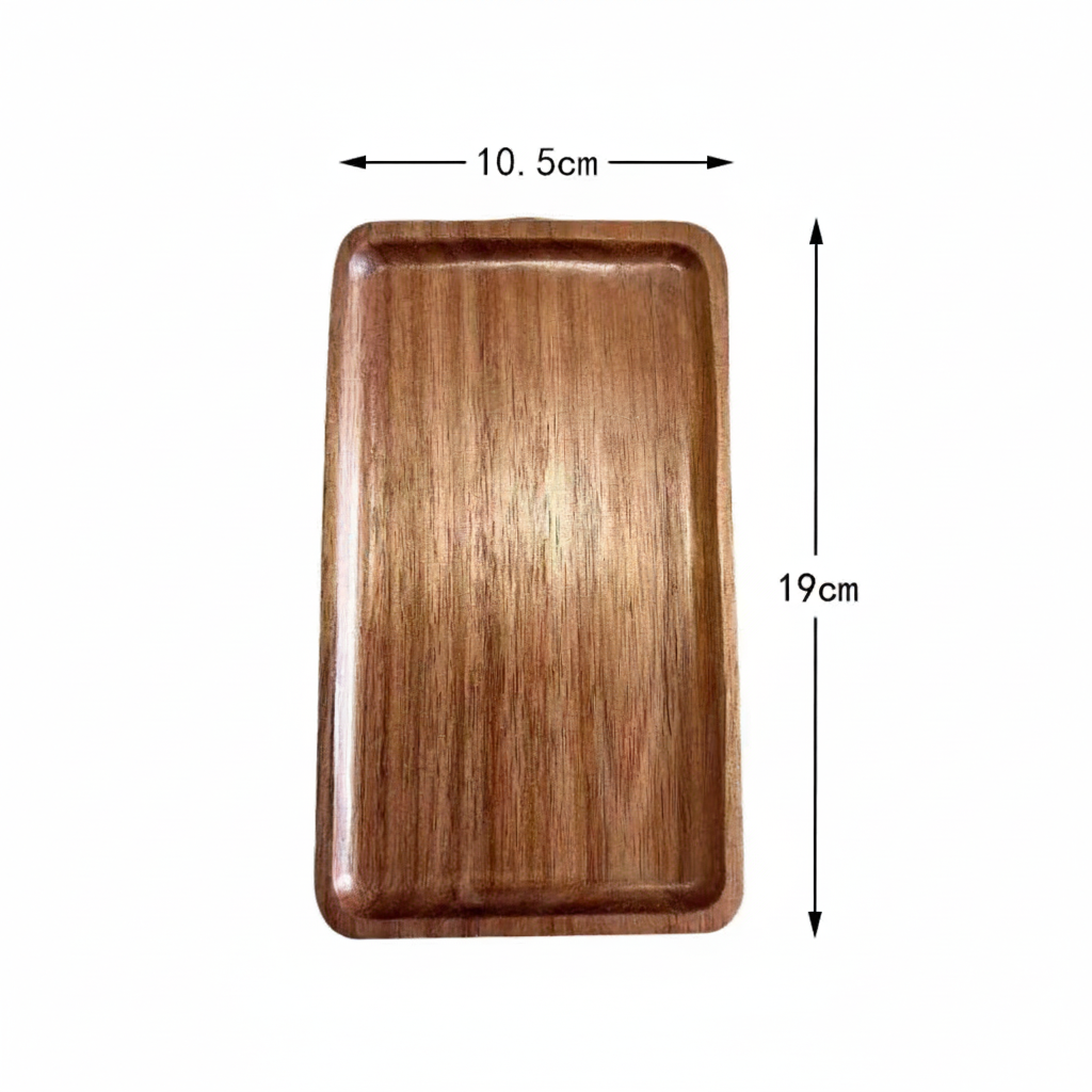 Handmade Solid Wood Tray, Round or Square