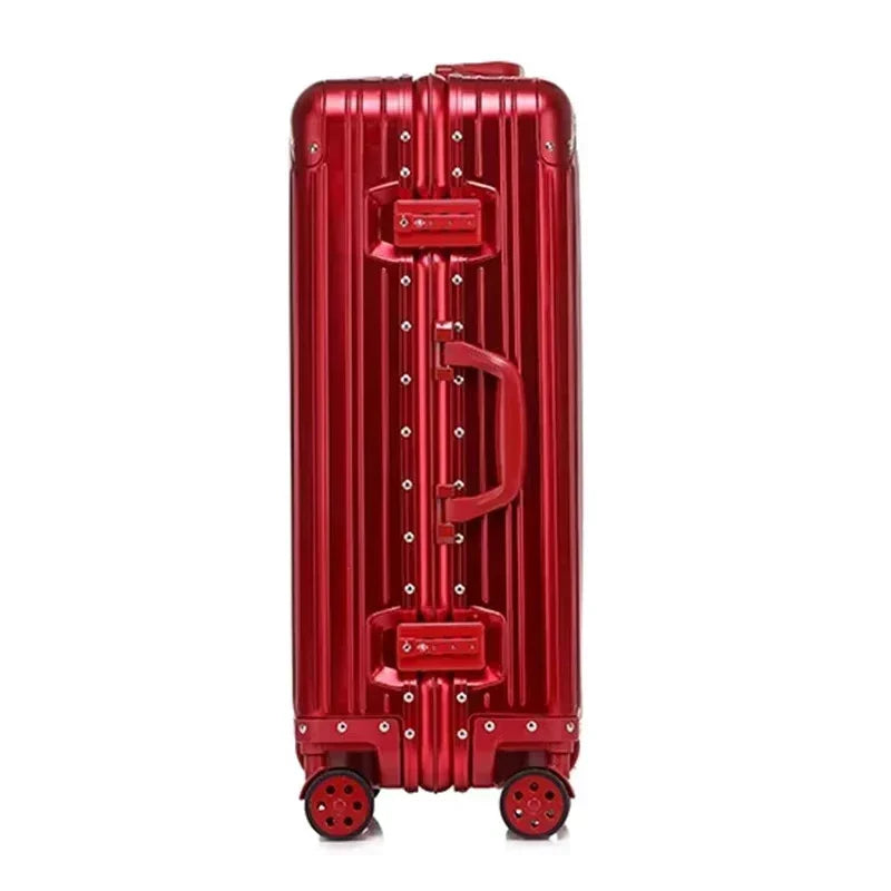 Valise rigide en alliage aluminium-magnésium, TSA