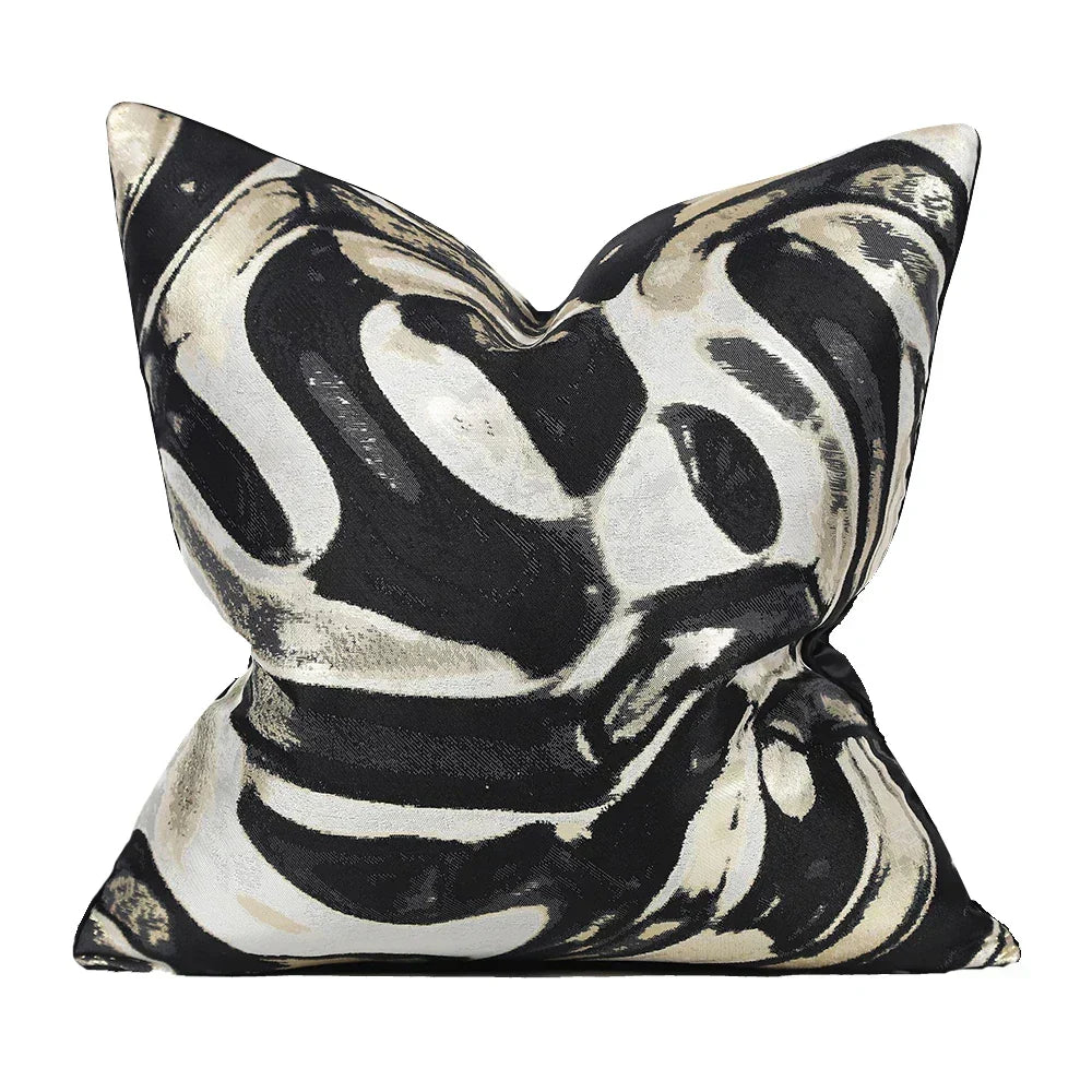 LuminaRest - Housse de Coussin Motif Abstrait