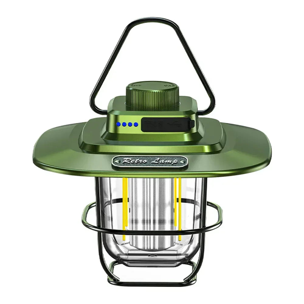 NostalgiaGlow - Lanterne LED Rétro Rechargeable