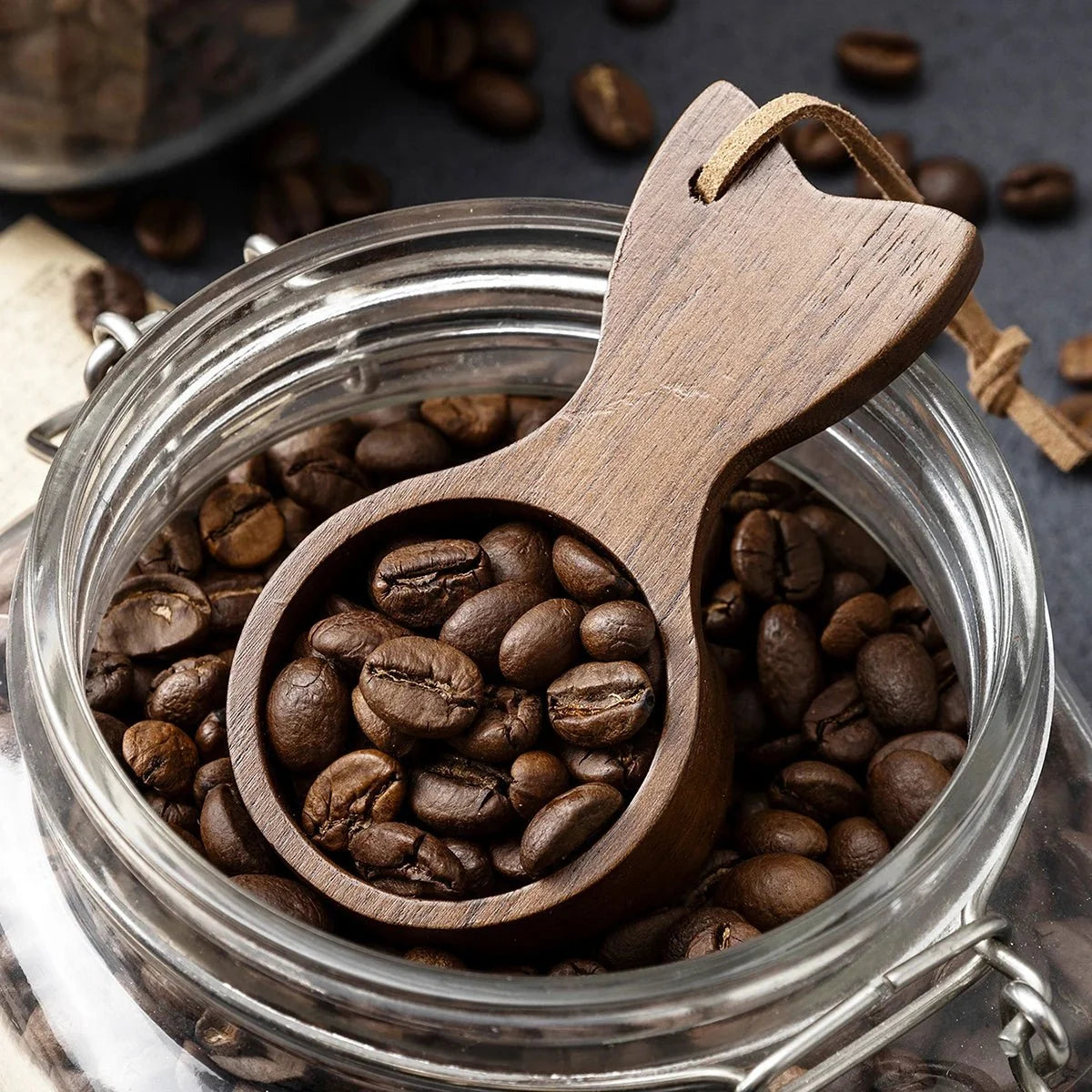 Cuillère Doseuse en Bois pour Café Moulu