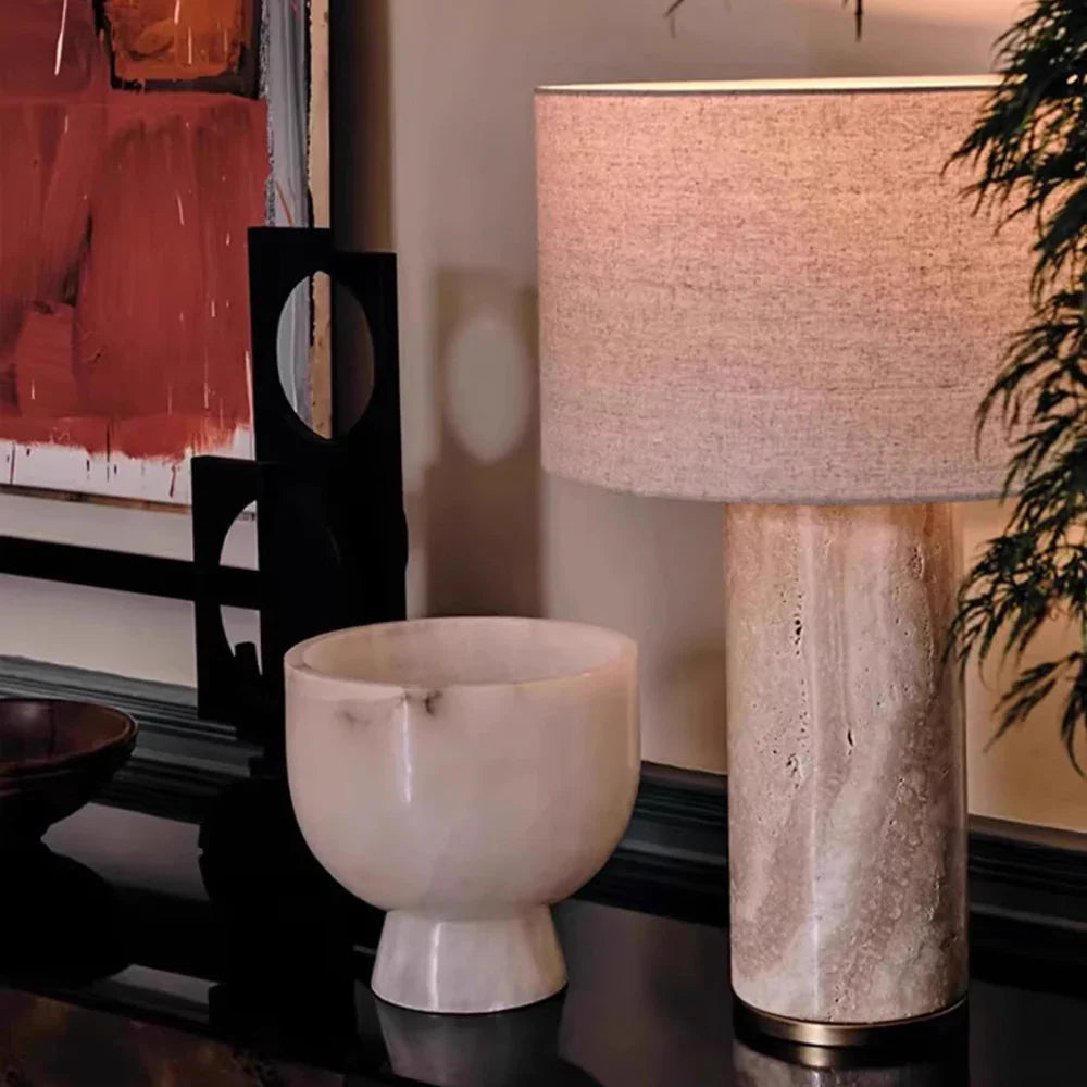 Lampe de Table Jeane en Pierre Grotte