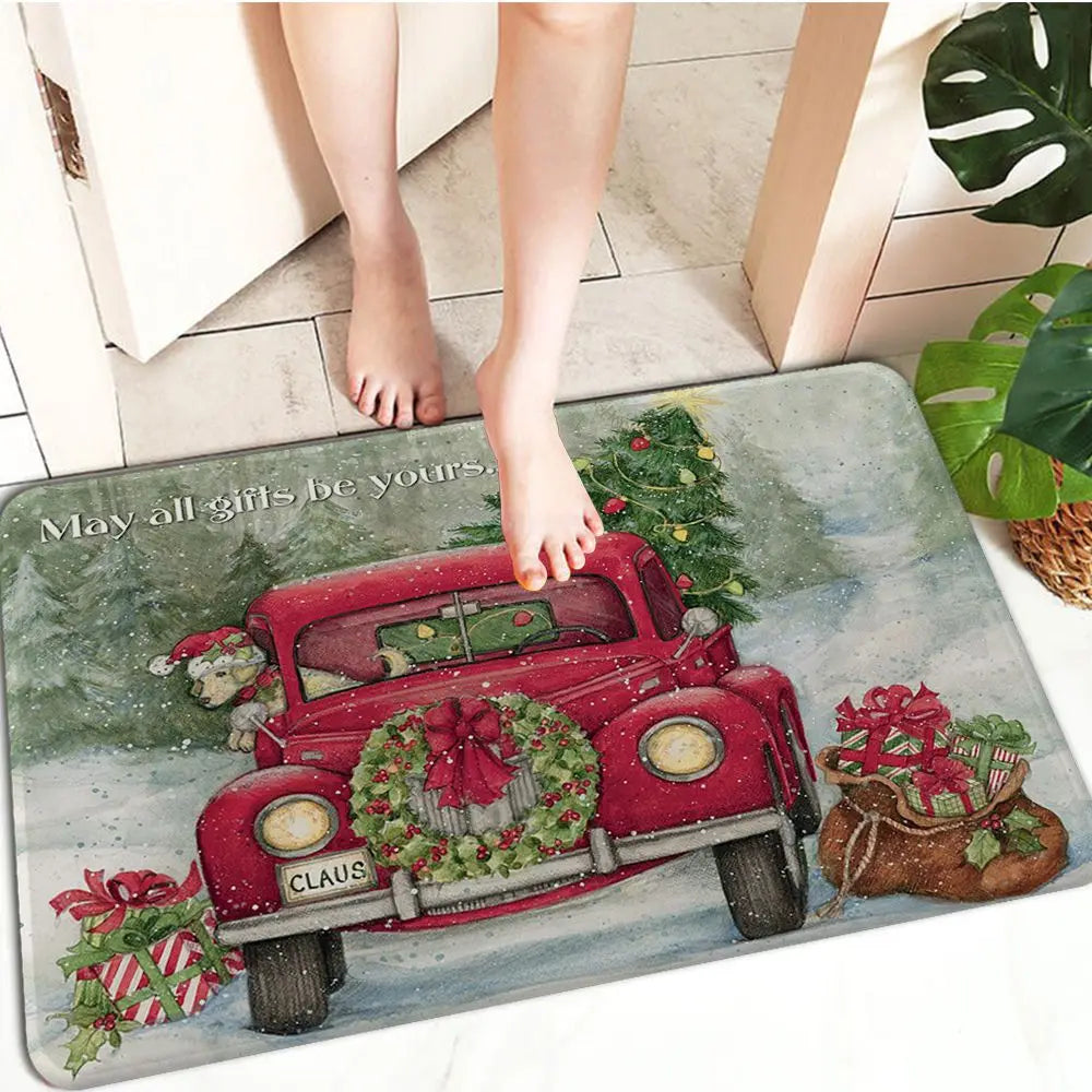 FestiveWelcome - Paillasson de Noël Antidérapant
