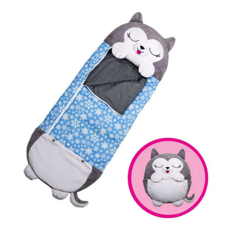 Sac de couchage enfant pliable en forme d'animal