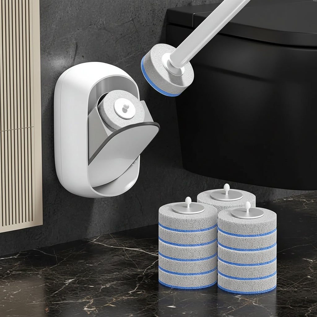 SANITIX | Nettoyant WC Jetable avec Support Ergonomique | Solution Pratique pour un Entretien Hygiénique des Toilettes 0