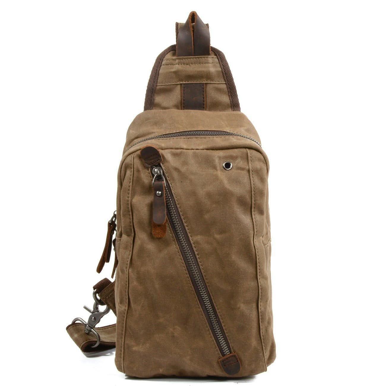 Sac à Dos Femme en Toile Cirée RUGVANA | Élégance Imperméable pour un Style Actif et Organisé 10