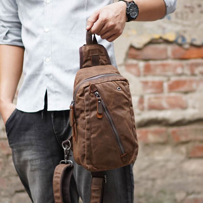 Sac à Dos Femme en Toile Cirée RUGVANA | Élégance Imperméable pour un Style Actif et Organisé 6