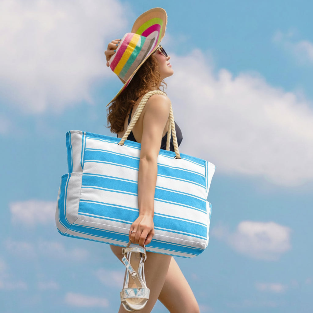 Sac de Plage Femme Imperméable en Polyester 600D | Élégance et Praticité pour Vos Évasions à la Plage 1