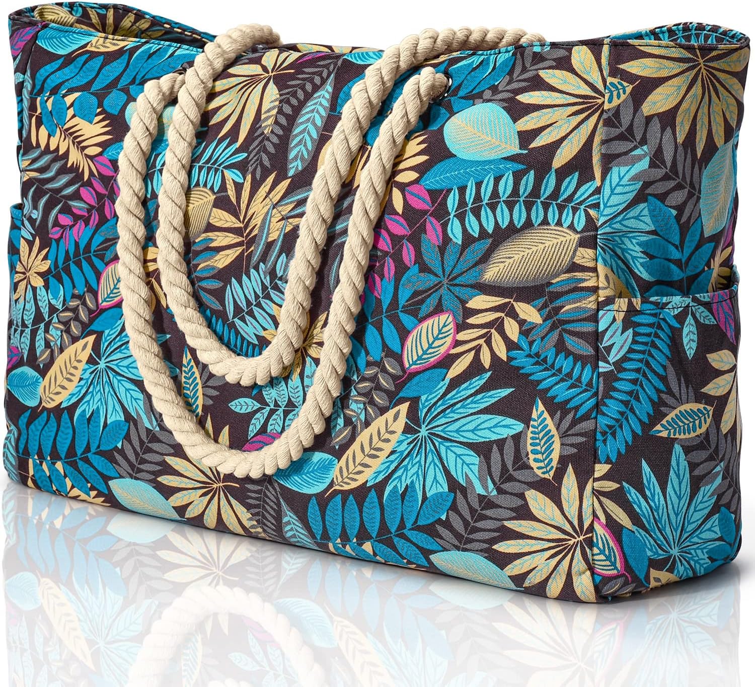 Sac de Plage Femme Imperméable en Polyester 600D | Élégance et Praticité pour Vos Évasions à la Plage 15