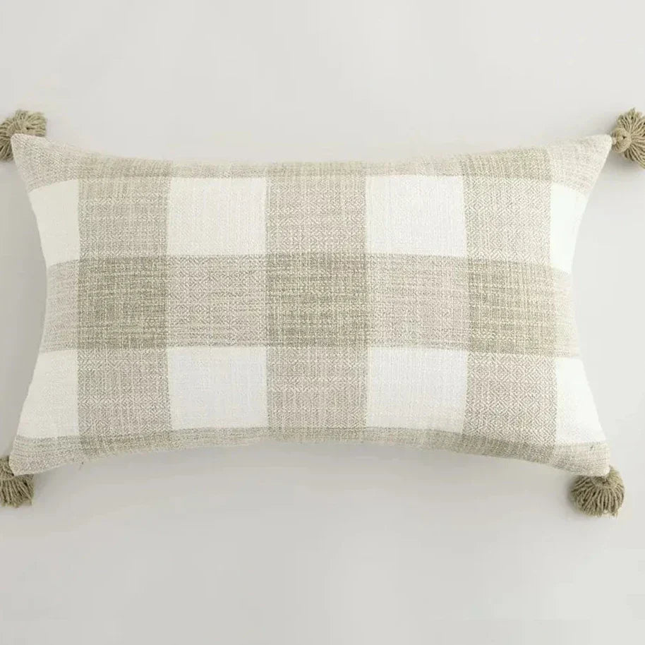 Elegance Loft - Housse de Coussin à Franges
