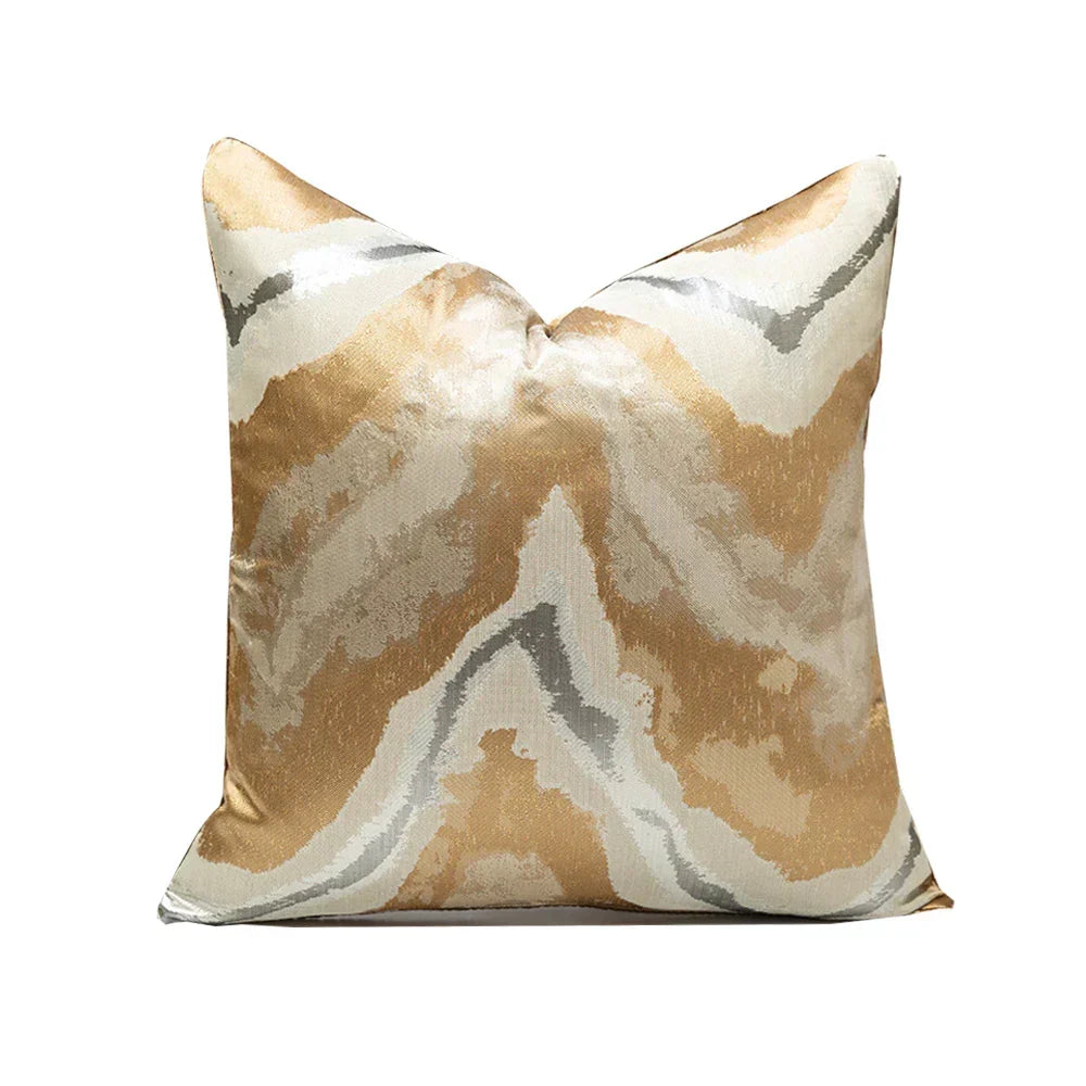 LuminaRest - Housse de Coussin Motif Abstrait
