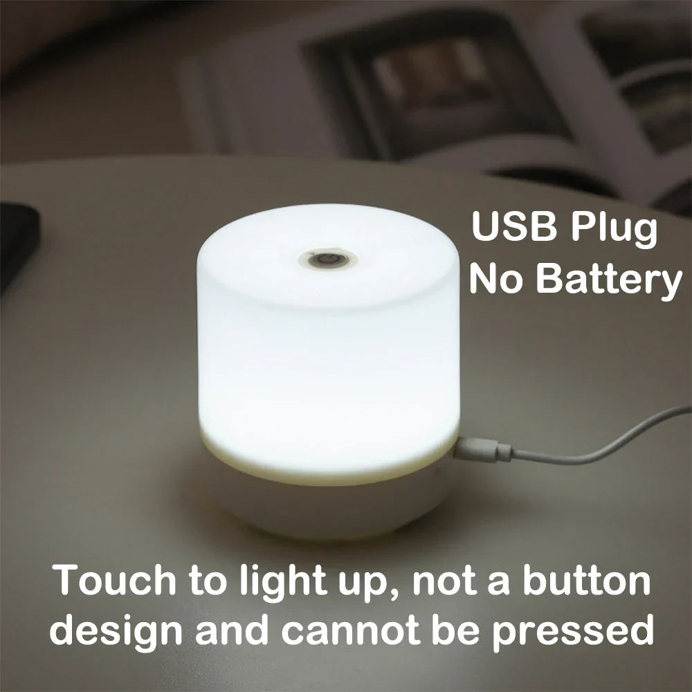 Veilleuse LED compacte à variation tactile, USB