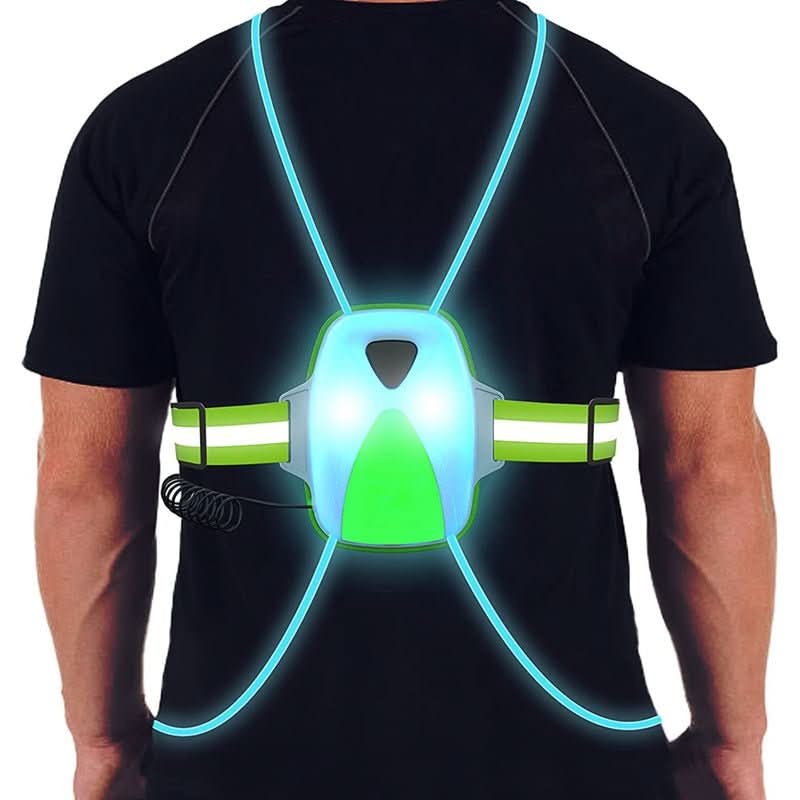 Deepzone Gilet LED de Sécurité Ajustable