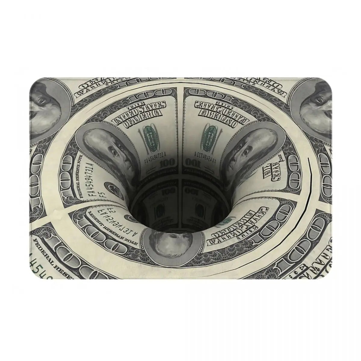 EcoMat - Paillasson Motif Dollar Vert