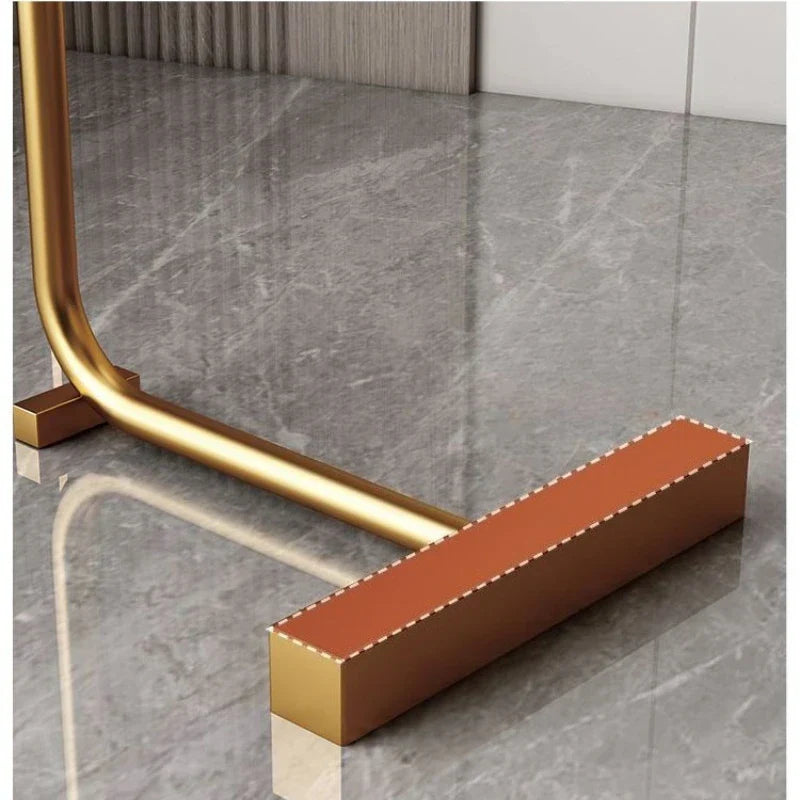 Table d'Appoint Mobile en Forme de C