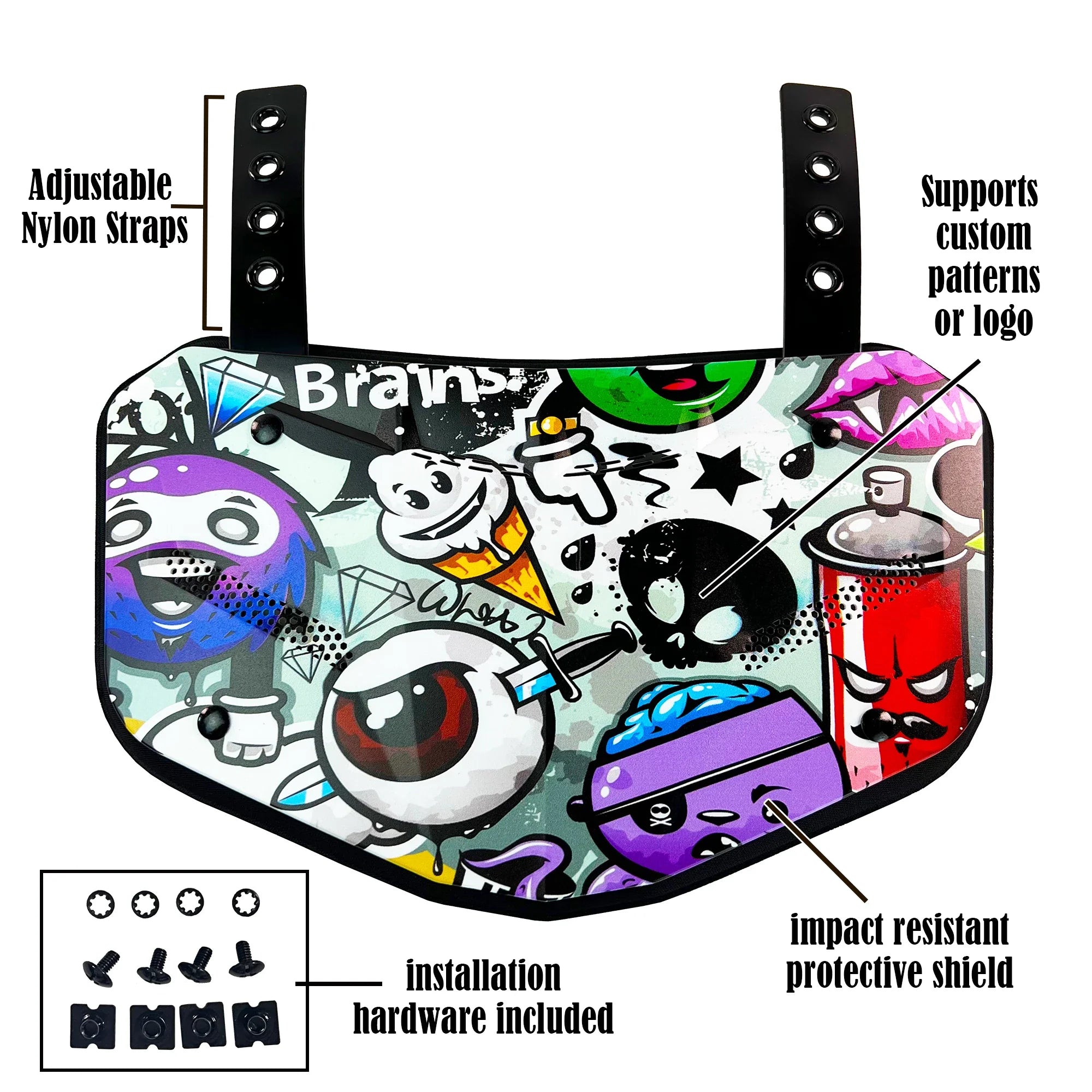 Gridshield Plaque de Protection Dorsale Elmora