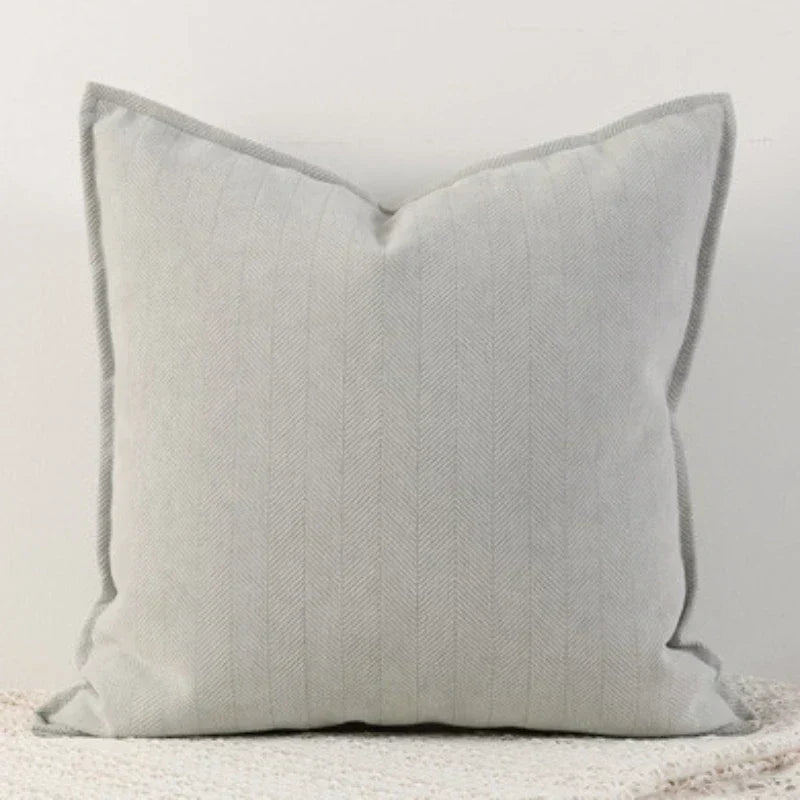 Luxe Chenille - Housse de Coussin en Chenille Unie
