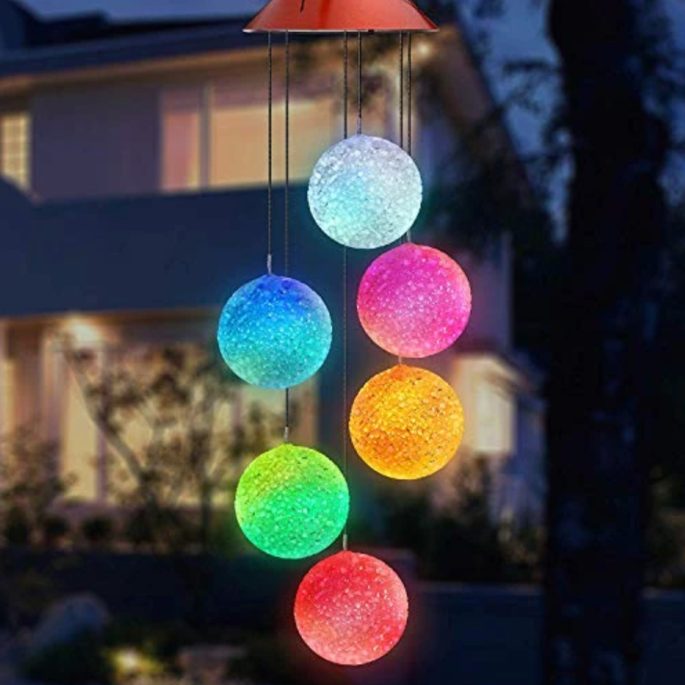 Enchanted Garden - Lampe Solaire Cristal Multicolore
