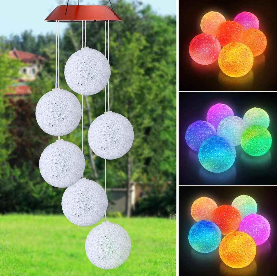 Enchanted Garden - Lampe Solaire Cristal Multicolore
