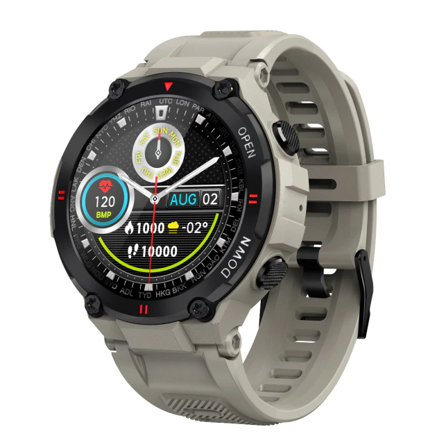 Montre connectée de course pour homme avec appel Bluetooth