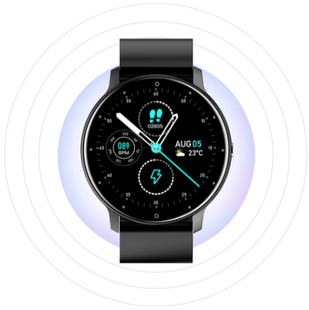 Montre connectée fitness ultrafine à écran tactile IP67