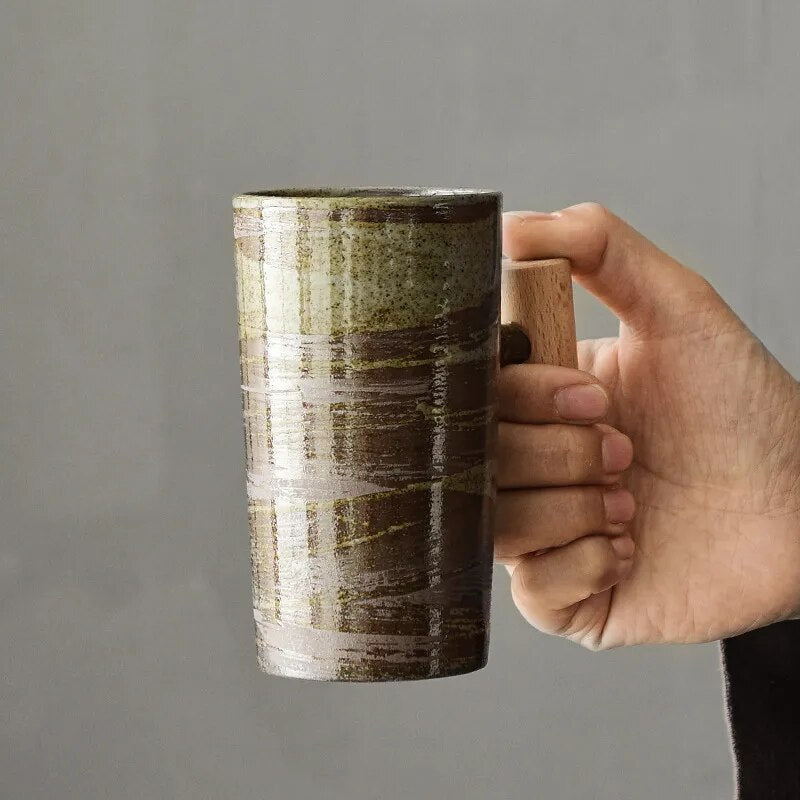 NatureSip - Mugs à Latte en Céramique Scandinave
