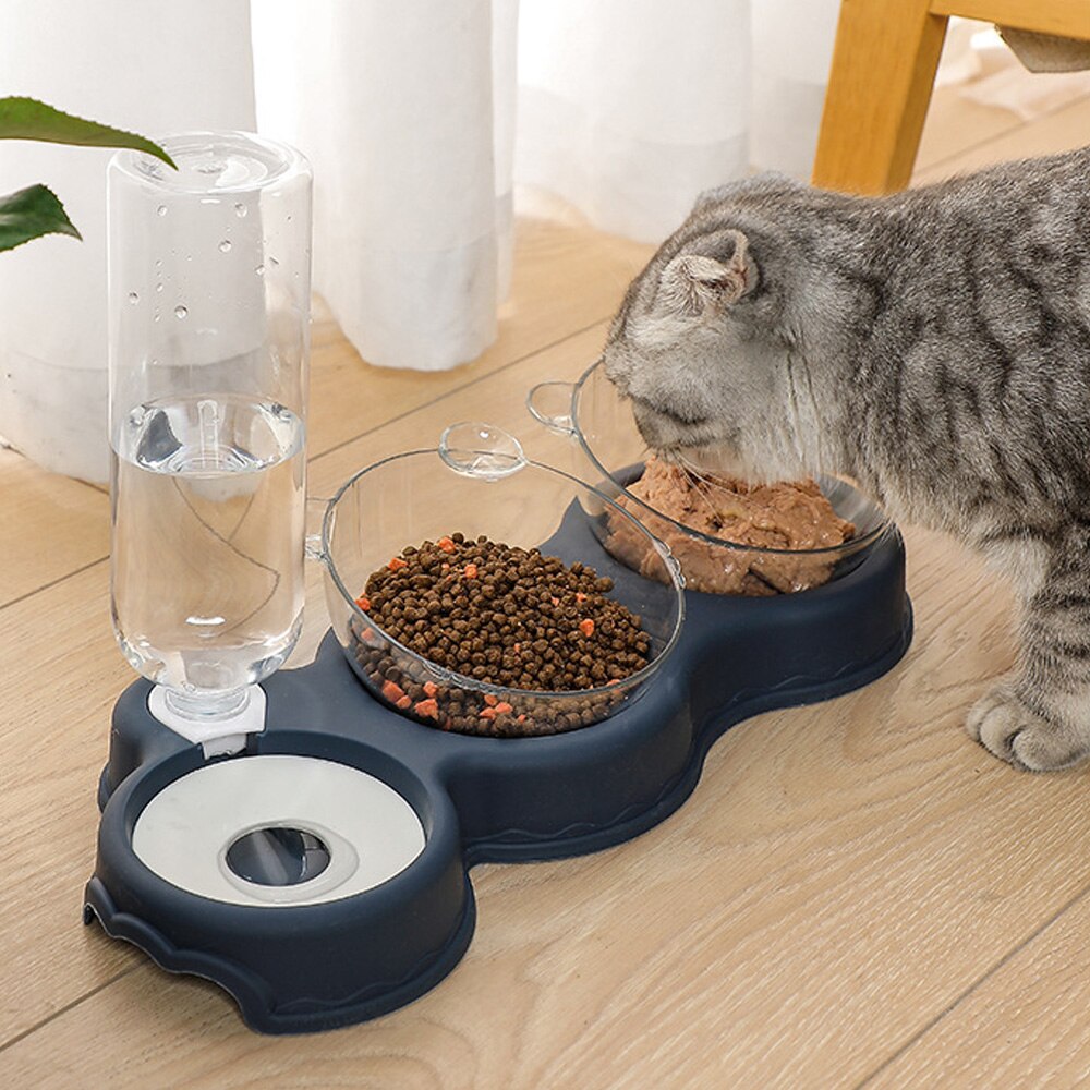 KarlFeast - Gamelle 3-en-1 pour Chien et Chat