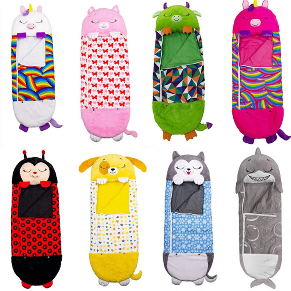 Sac de couchage enfant pliable en forme d'animal