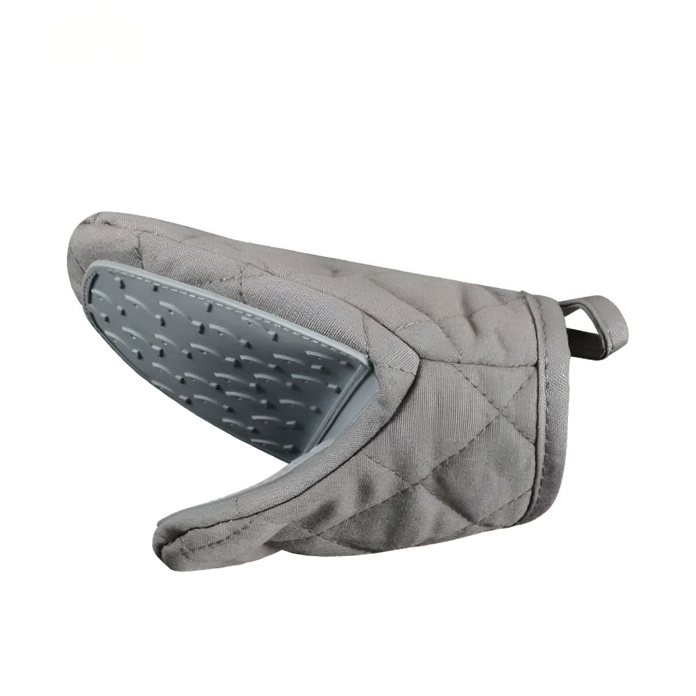 Quilted Silicone Oven Mitt with Cotton Lining