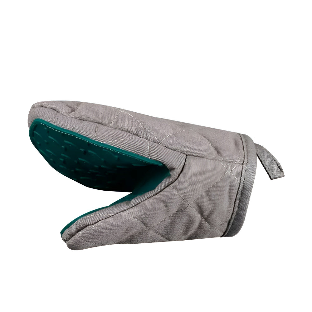 Quilted Silicone Oven Mitt with Cotton Lining