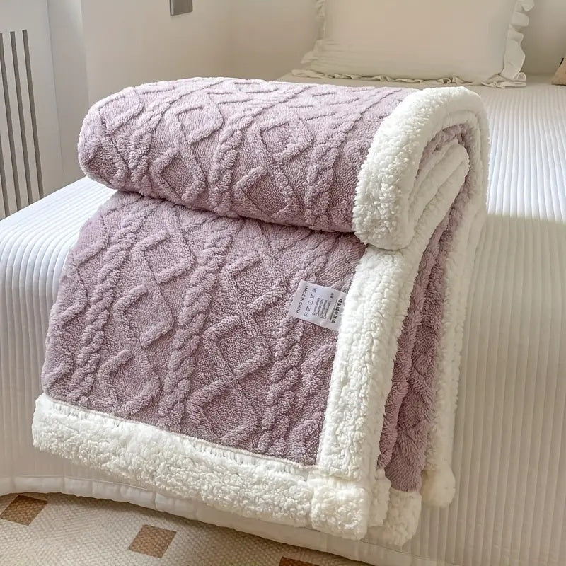 Plaid Réversible Sherpa Polaire Snuggle