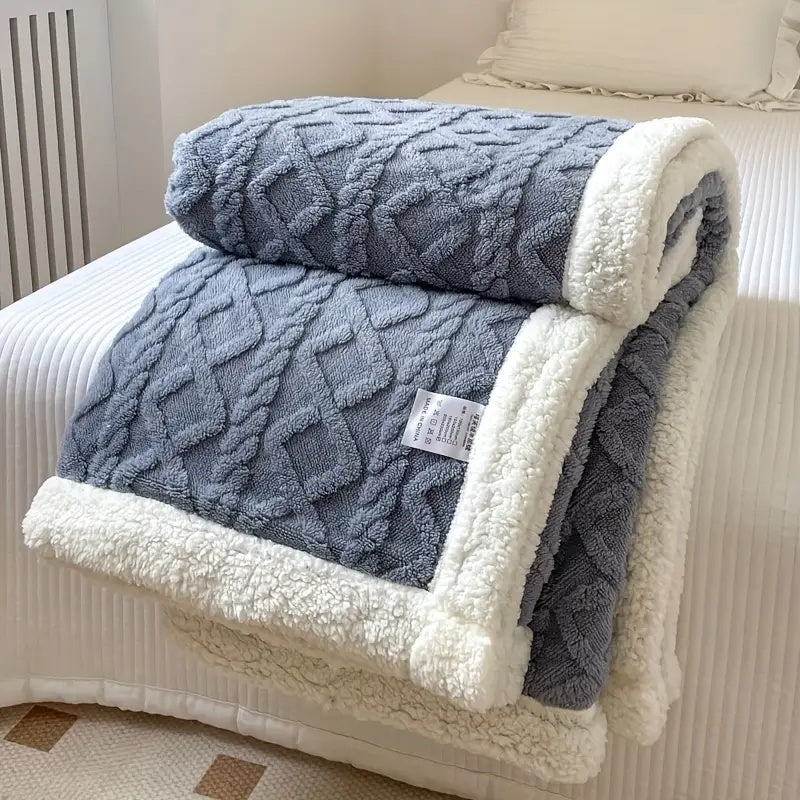 Plaid Réversible Sherpa Polaire Snuggle