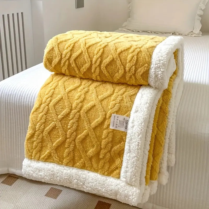 Plaid Réversible Sherpa Polaire Snuggle