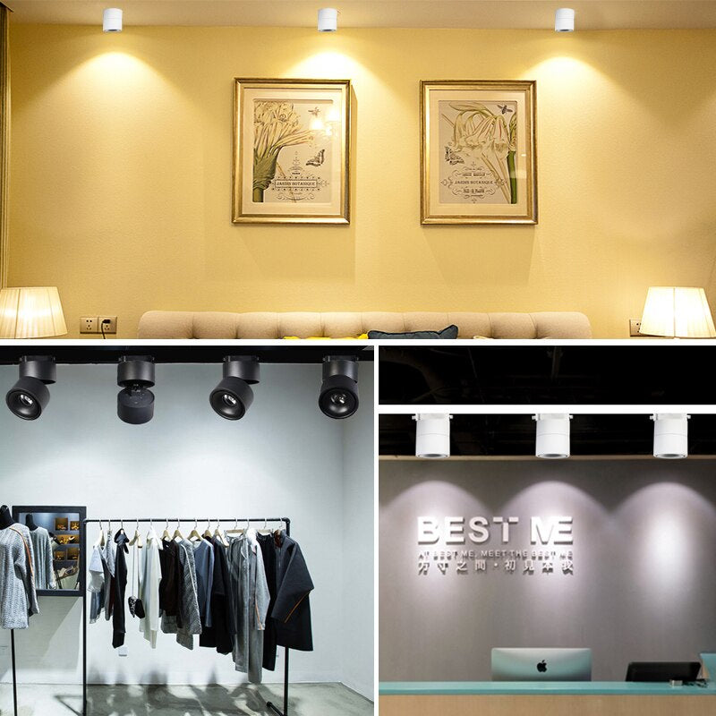 Spot LED Moderne : Éclat Élégant et Design Industriel 5