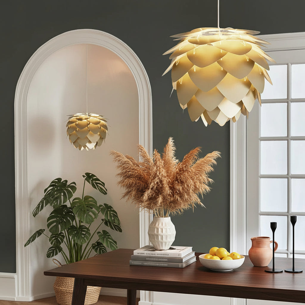 Suspension Bois : Élégance Naturelle en Lumière – Design Unique 1