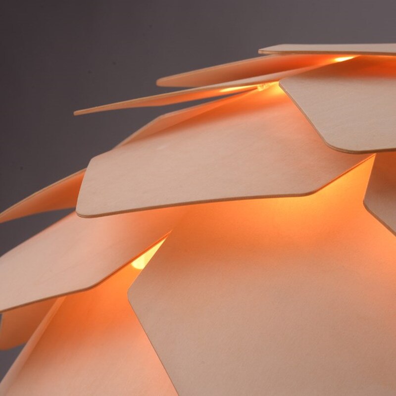 Suspension Bois : Élégance Naturelle en Lumière – Design Unique 8