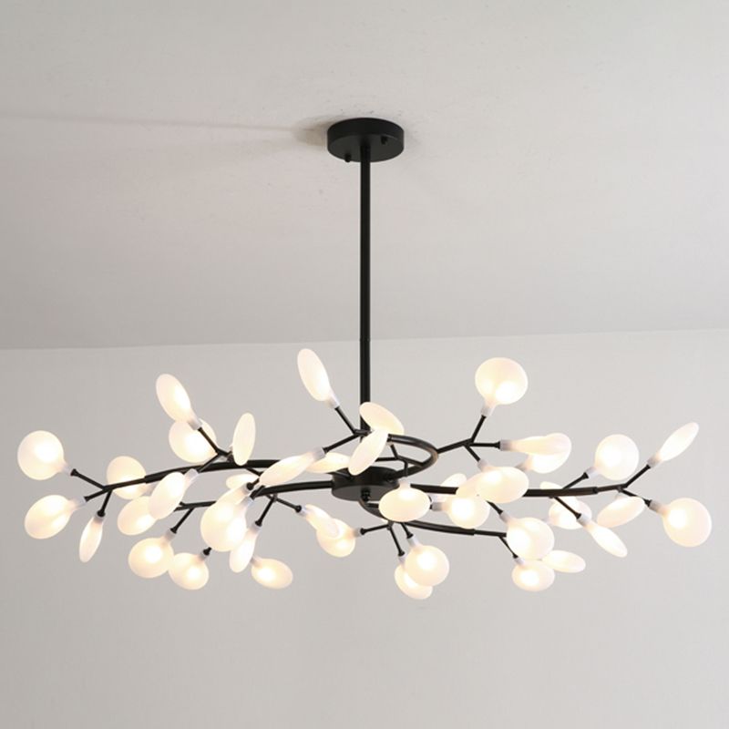 Suspension Design Scandinave en Métal et Verre | Élégance Minimaliste pour une Ambiance Chaleureuse 0