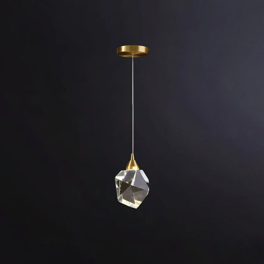 Suspension Élégante en Cristal : Lumière et Luxe Modernes 5
