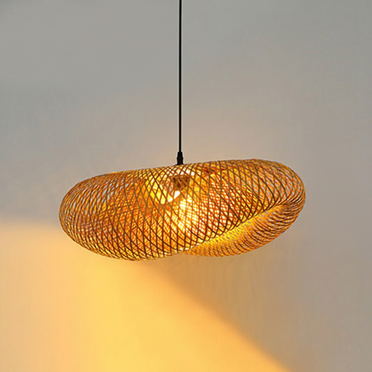 Suspension Élégante en Rotin Tissé – Design Naturel Chic 0