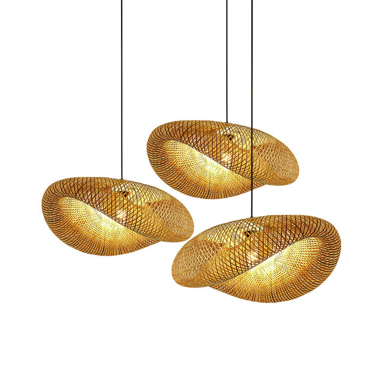 Suspension Élégante en Rotin Tissé – Design Naturel Chic 2