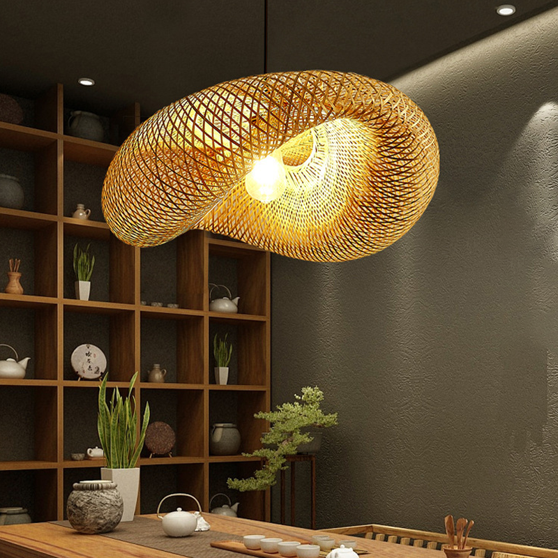 Suspension Élégante en Rotin Tissé – Design Naturel Chic 4
