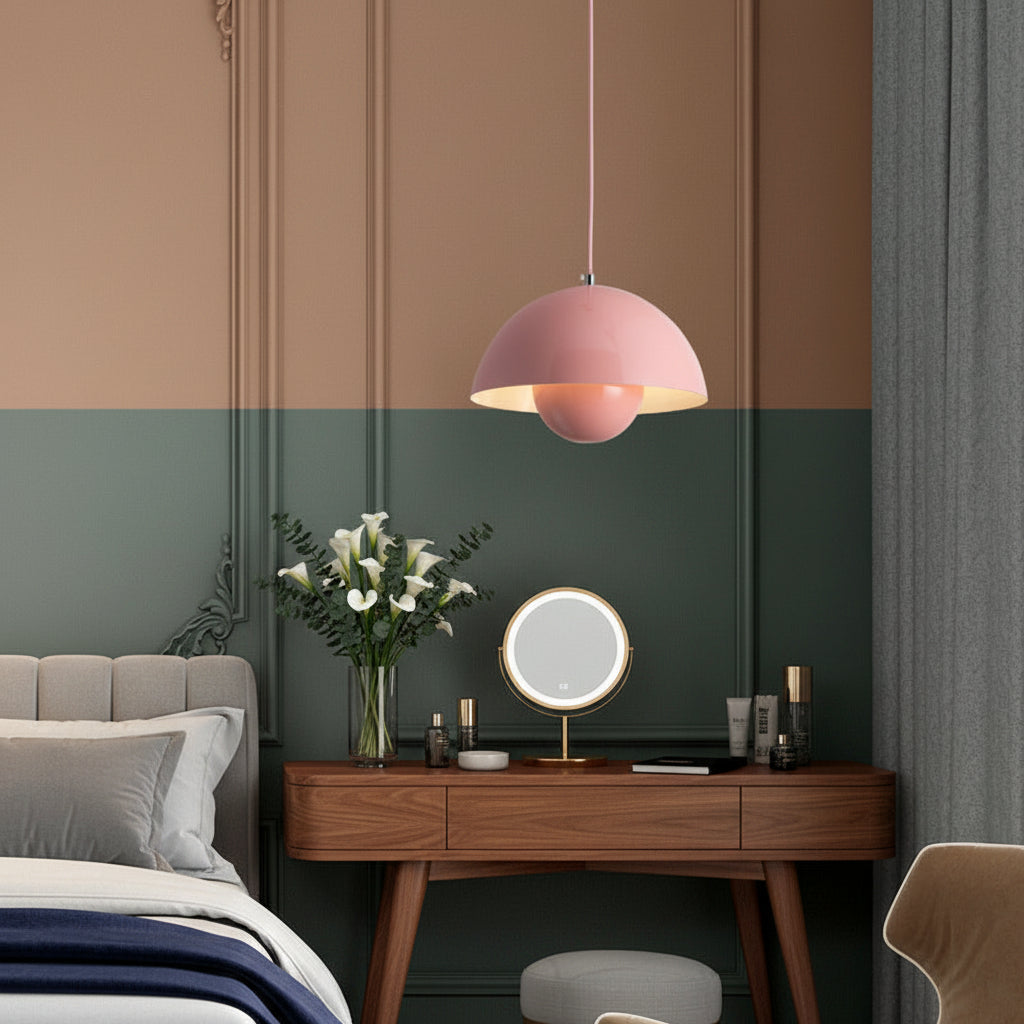 Suspension Élégante en Tissu : Lumière Scandinave Moderne 2