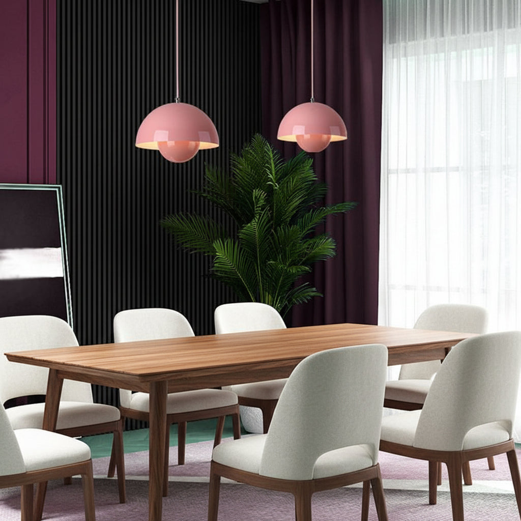 Suspension Élégante en Tissu : Lumière Scandinave Moderne 3