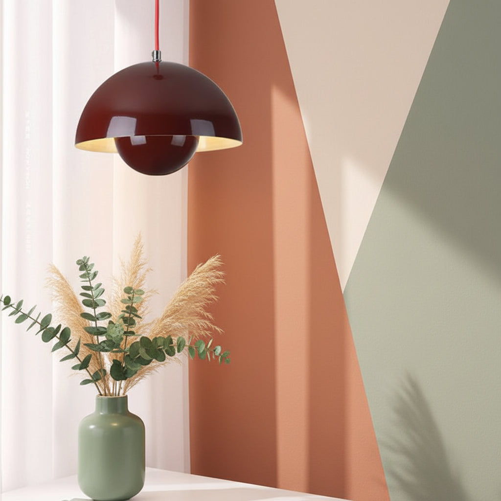 Suspension Élégante en Tissu : Lumière Scandinave Moderne 7