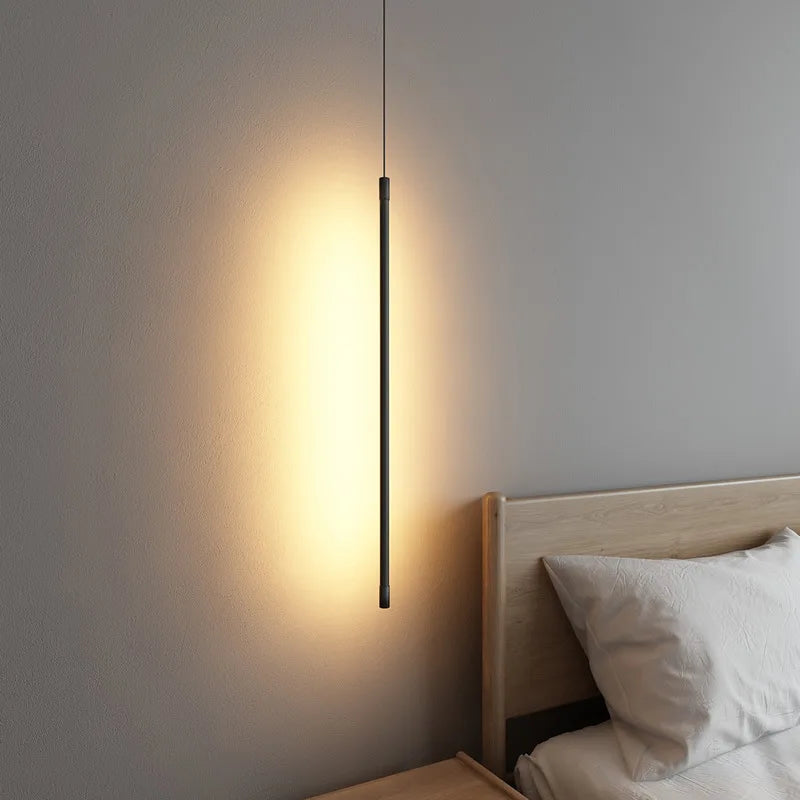 Suspension LED Élégante : Design Minimaliste en Aluminium 0