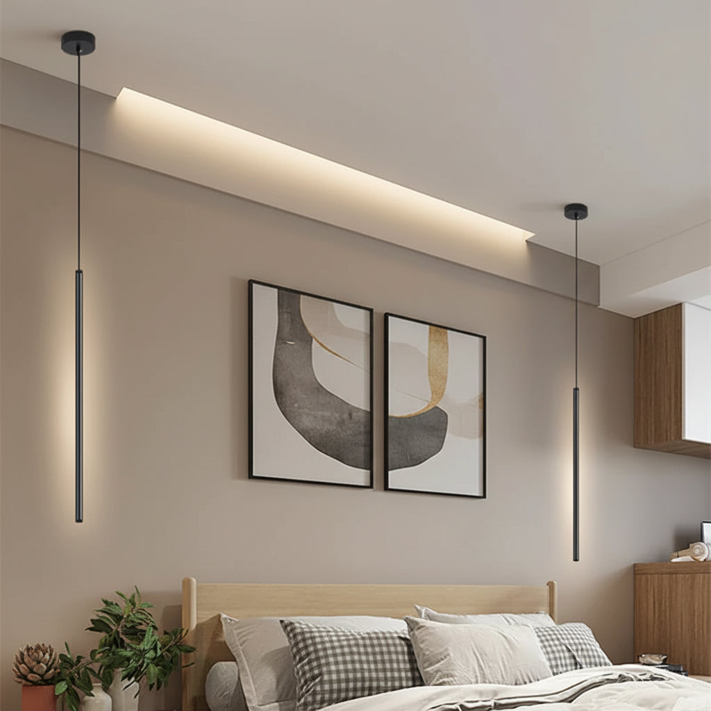 Suspension LED Élégante : Design Minimaliste en Aluminium 2