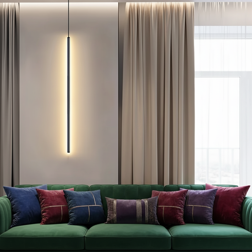 Suspension LED Élégante : Design Minimaliste en Aluminium 3