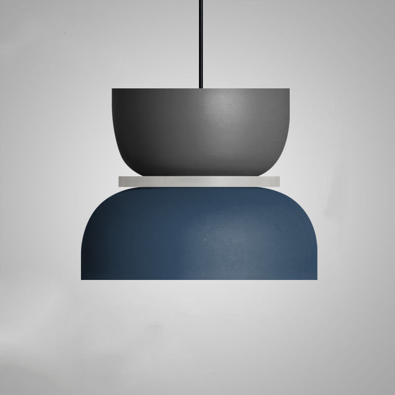 Suspension Lumineuse Scandinave Élégante en Métal Coloré 6