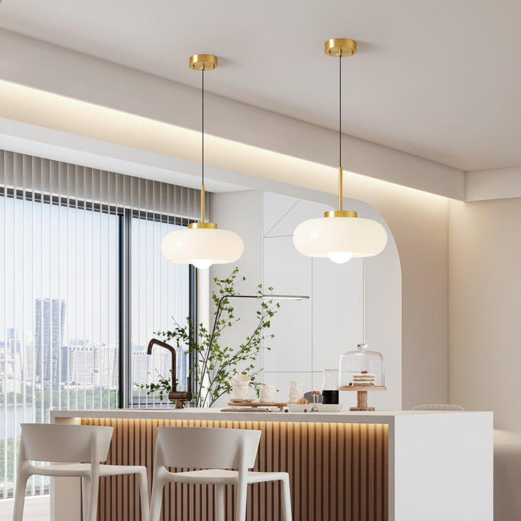 Suspension Verre Vintage Élégante 2